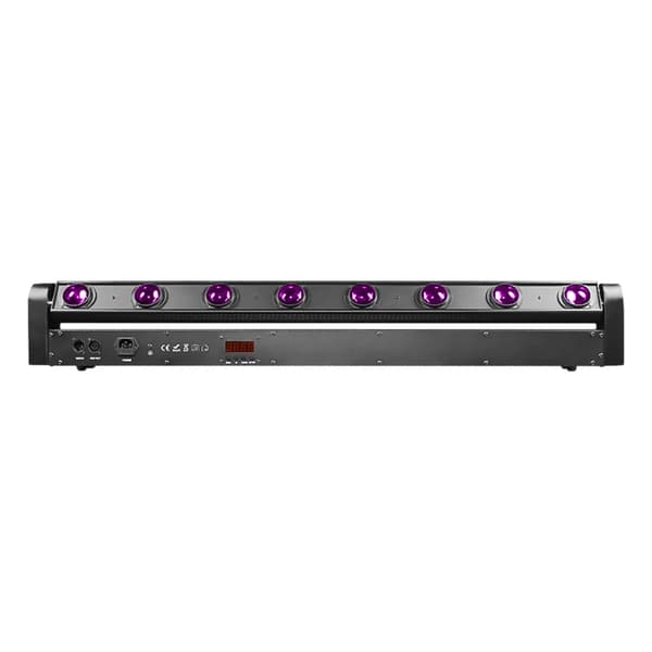 Stagebelysningsstang, 8X15W effekt, DMX kontrol,1 stk 8x15w, EU -stik