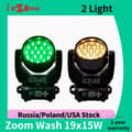 Miniatyrbillede 2 af 2: LED Wash Zoom Lys, 300W Effekt, 100.000 timers Levetid,2 Lys
