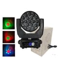 Miniatyrbillede 1 af 2: LED Vaskelys, 19X15W Højtydende RGBW, Zoomvinkel 6°-50°,1 lys