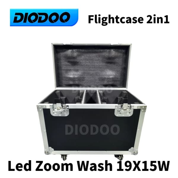 Flight Case LED Zoom Wash, 19x15W, Professionel Scene Belysning,1PCS Flygkasse