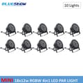Miniatyrbillede 2 af 2: LED Scene Lys, RGBW 4i1 Teknologi, 120W Strømforbrug,10 Lygter