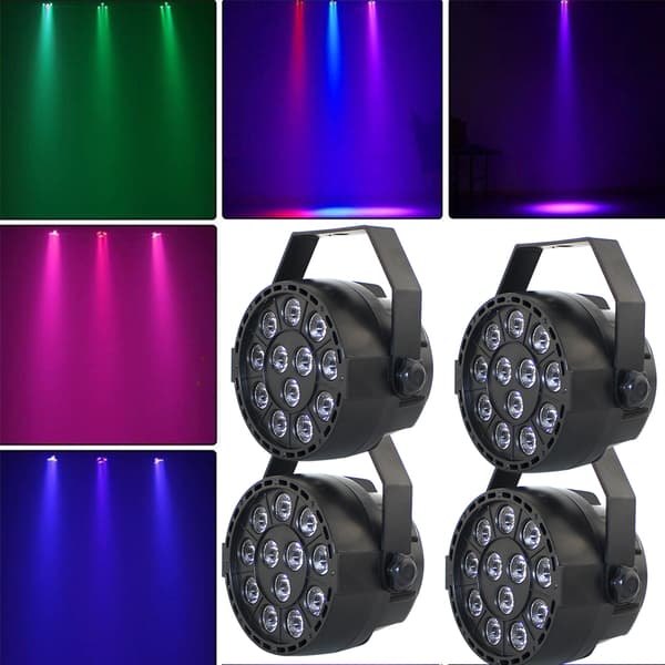 Scene Lys Sæt, 15W LED RGB, DMX Kontrol, Musik Synkronisering