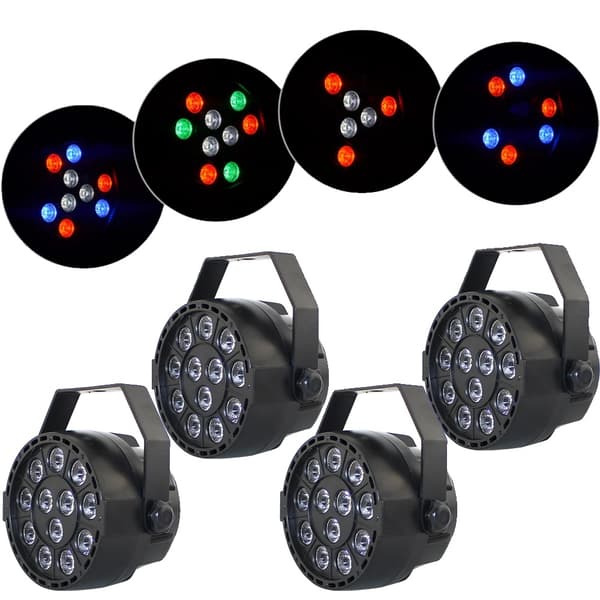 Scene Lys Sæt, 15W LED RGB, DMX Kontrol, Musik Synkronisering