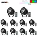 Miniatyrbillede 2 af 2: LED Par-belysning, Kompakt Design, Fjernbetjeningsfunktionalitet,10STK, EU-stik