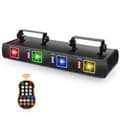Miniatyrbillede 2 af 2: RGB Laser Scene Lys, DMX Kontrol, Lydaktivering,EU-stik, ZQ03004
