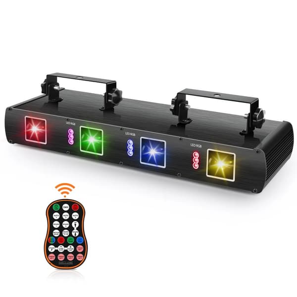RGB Laser Scene Lys, DMX Kontrol, Lydaktivering,EU-stik, ZQ03004