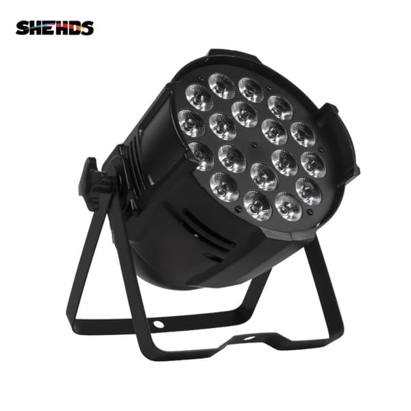 LED Scenebelysning, RGBWA UV 6i1, DMX-styring, Høj effekt 324W,EU Stik, Kun Gamle 18x18w