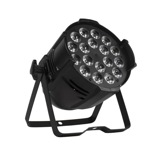 LED Scenebelysning, RGBWA UV 6i1, DMX-styring, Høj effekt 324W,EU Stik, Kun Gamle 18x18w
