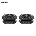 Miniatyrbillede 2 af 2: Mini LED Moving Head Light, 9x10W RGBW, 360° panorering og 145° hældning,EU-stik, 2 stk 9x10W