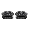 Miniatyrbillede 1 af 2: Mini LED Moving Head Light, 9x10W RGBW, 360° panorering og 145° hældning,EU-stik, 2 stk 9x10W