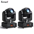 Miniatyrbillede 2 af 2: Somspot Gobos Moving Head Light, 30W LED, DMX-styring, 7 mønstre, RGBW-effekter,2 stykker, EU Stik