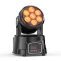 Miniatyrbillede 2 af 2: Bevægelseshoved LED-lys, 105W effekt, 16,7 millioner farvemuligheder,EU-stik, 1STK