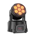 Miniatyrbillede 1 af 2: Bevægelseshoved LED-lys, 105W effekt, 16,7 millioner farvemuligheder,EU-stik, 1STK