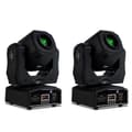 Miniatyrbillede 1 af 2: LED Moving Head Light, 60W Effekt, 7 Farver Plus Hvid,Kartonpakning 60W, EU-stik