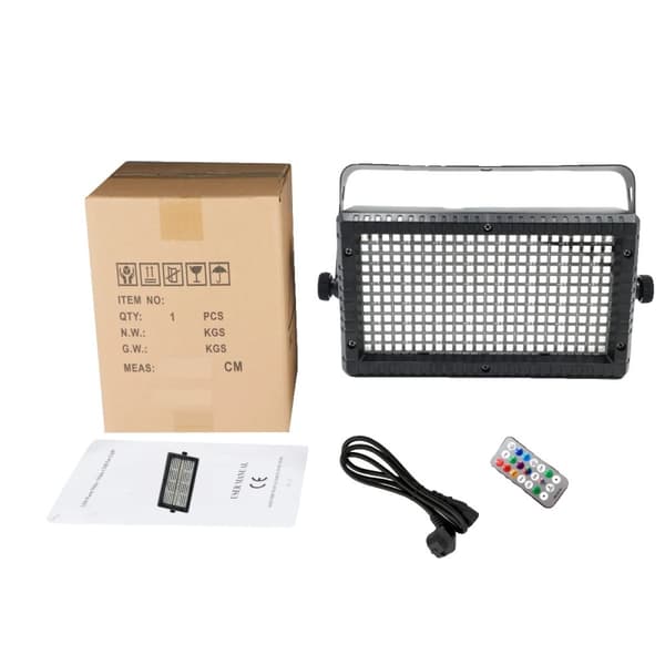 60W LED Scenljus, Trådlös Kontroll, DMX RGB Belysningseffekter,WX-60WPS-48DELNING, EU-kontakt