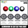 Miniatyrbillede 2 af 2: LED Par Lys, RGBW/RGBWA/RGBWA UV Muligheder, Justerbar Blinkfrekvens,RGBWA 5i1, 4Lys