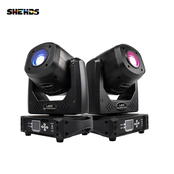 LED Moving Head Light, 100W Udgivelse, DMX Kompatibel,EU-stik, 2 stk 100w