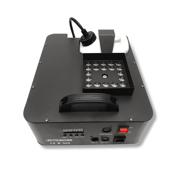 Rökgenerator, 1500w Effekt, Färgskiftande LED-lampor