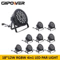 Miniatyrbillede 2 af 2: LED Scene Lys, DMX512 Kontrol, 18x12W RGBW,10 Lygter