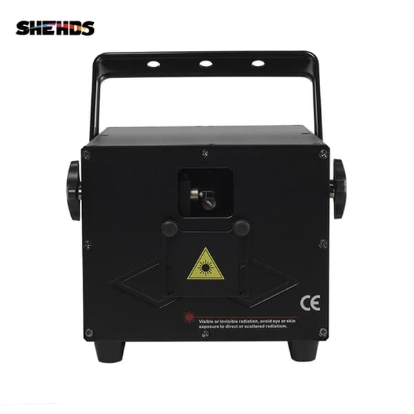 3W RGB Laser, DMX Kontrol, Høj Udgangseffekt,EU-stik, 3W RGB Laser