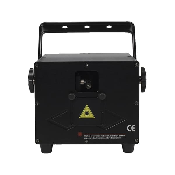 3W RGB Laser, DMX Kontrol, Høj Udgangseffekt,EU-stik, 3W RGB Laser