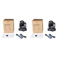 Miniatyrbillede 1 af 2: LED Moving Head Lys, 120W Beam Spot, 8 Roterende Prismer, 2X120W BeamSpot, EU-stik