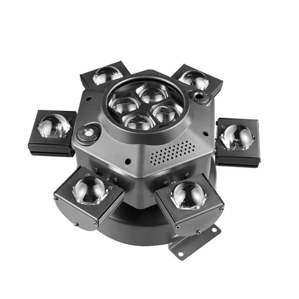 Flyttende hovedstrålelys, 10X10W LED, DMX-scenelys, 1PCS scenebelysning, EU-stik