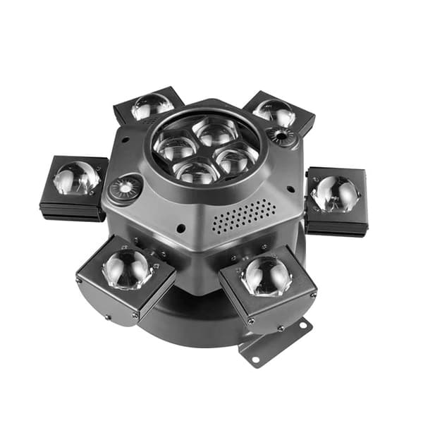 Flyttende hovedstrålelys, 10X10W LED, DMX-scenelys, 1PCS scenebelysning, EU-stik
