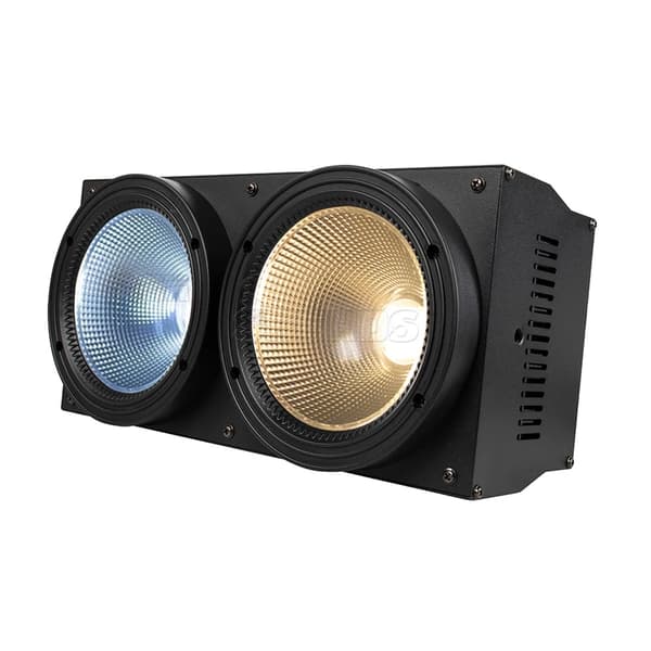 SHEHDS 200W Scenbelysning, Dubbla COB-LED, DMX-styrning, Lång Livslängd,EU-kontakt, 1 st 200 W
