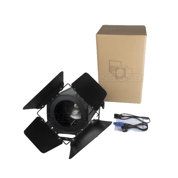 LED Par Lys, Zoom Funktion, RGBWA+UV 6i1 Teknologi, LED Zoom 200W, EU-stik
