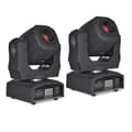 Miniatyrbillede 1 af 2: 60W DMX Moving Head Lys, 8 Farvevalg, Manuel Fokus, Professionel Scenebrug,EU Stik, FLYTTENDE HOVEDET 60w