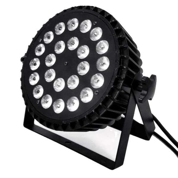 Scenelyslys, RGBWA UV 6i1, DMX kontrol, 24X18W RGBWAUV