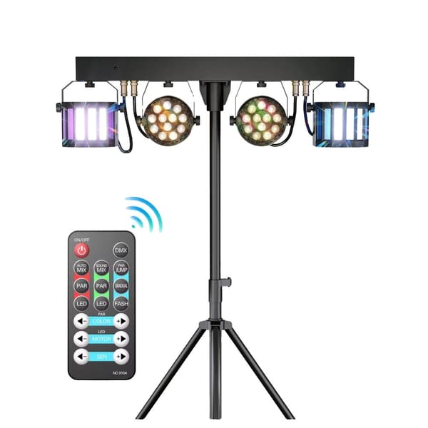 RGBW LED Scene Lyskastere, DMX Kontrolleret, Flere Lyskilder Effekter,EU-stik