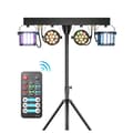 Miniatyrbillede 1 af 4: RGBW LED Scene Lyskastere, DMX Kontrolleret, Flere Lyskilder Effekter,EU-stik
