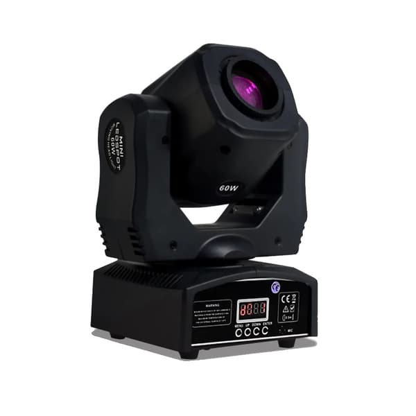 60W DMX Moving Head Spot Lys, 7 Farver, 540° Pan/180° Tilt,EU Stik, LED SPOT 60WLED SPOT 60W