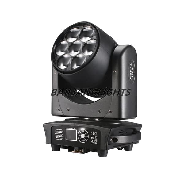 Scenebelysningseffekt, 350W strøm, RGBW 4-i-1 LED-kilde,1 stk i kassen, EU-stik