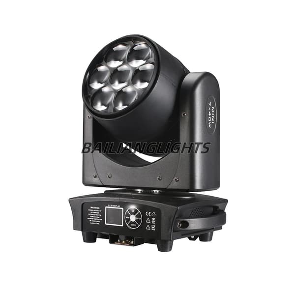 Scenebelysningseffekt, 350W strøm, RGBW 4-i-1 LED-kilde,1 stk i kassen, EU-stik