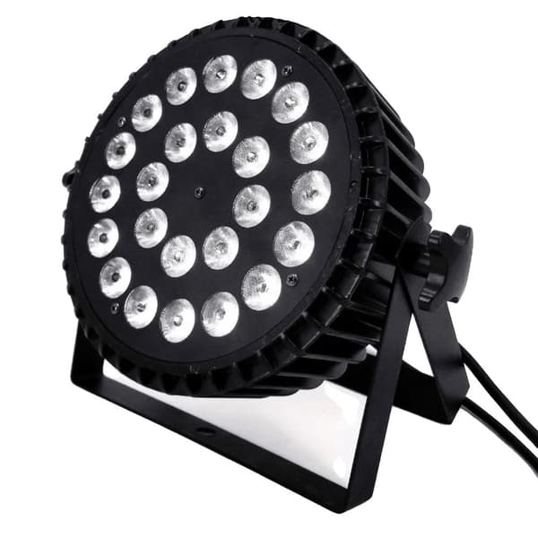 Scenelyslys, RGBWA UV 6i1, DMX kontrol, 24x12W RGBW