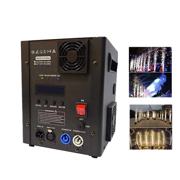 Kall gnistmaskin, 700W effekt, 5M maximal gnisthöjd,700 W, 1 Maskin