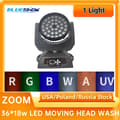 Miniatyrbillede 2 af 2: LED Moving Head Vaskelys, RGBWAUV 6i1, DMX Kontrol, Selvstændigt Design,RGBW 4i1, 1 Lys