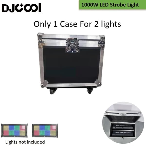 1000W LED Strobelys, RGB Farveblanding, DMX Kontrol,1 sag kun (2i1)