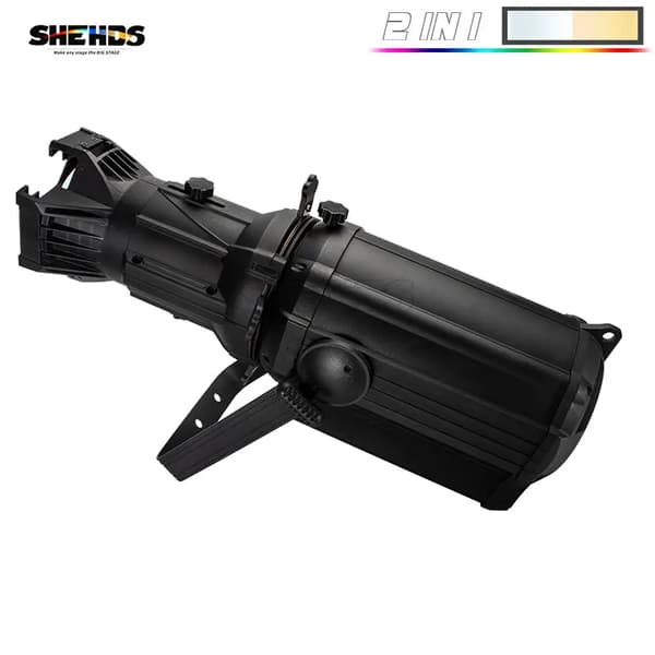 LED Profil Leko Light, 250W Effekt, RGBW & Varm Hvid Farvemuligheder,EU-stik, 2i1