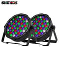 Miniatyrbillede 2 af 2: SHEHDS RGBW LED Par Lygter, 54x3W LED'er, 7 DMX Kanaler,2STK, EU-stik