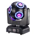 Miniatyrbillede 1 af 2: LED Moving Head Beam Lys, Halo RGBW 4i1 LED, Tilt scan 360°Rotation, 1 stk, EU-stik