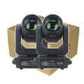 Miniatyrbillede 1 af 2: LED Moving Head Lys, 200W Beam, 18 Roterende Prismer, 2PCS Karton, EU-stik