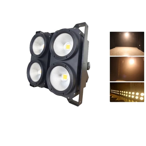 COB Blinder Lys, 450W Effekt, DMX Kontrol, Justerbar Farvetemperatur,1 Lys, Varm hvid