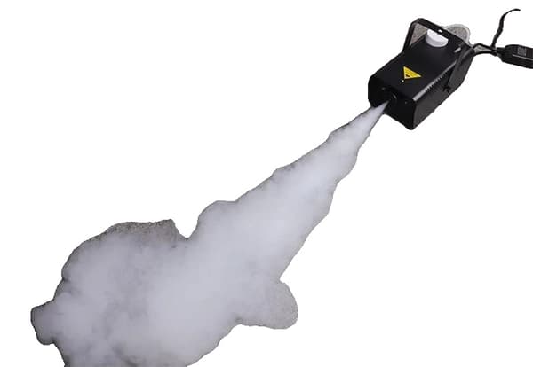 Røgmaskine, fjernbetjent betjening, 400W strøm