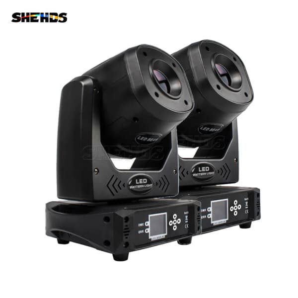 100W LED Scene Light, 14 DMX-kanaler, RGBWYVSO Farvehjul,2 stk. 100W, EU-stik