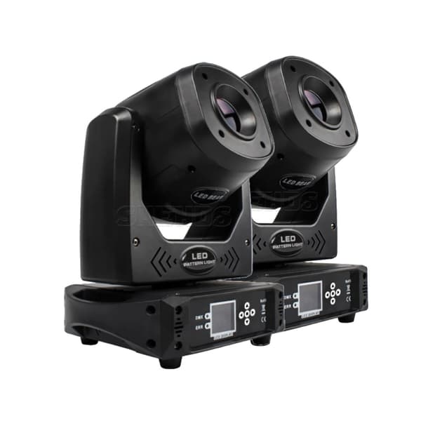 100W LED Scene Light, 14 DMX-kanaler, RGBWYVSO Farvehjul,2 stk. 100W, EU-stik
