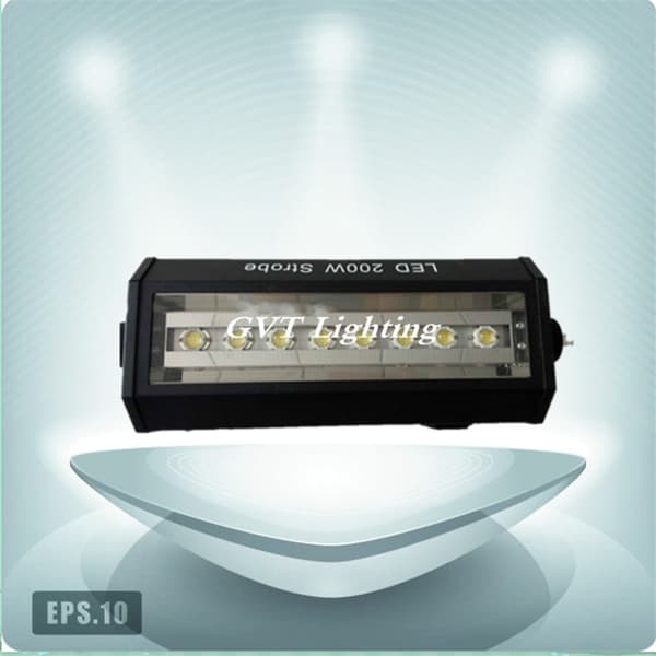 DMX Strobe Lys, 200W Effektudgang, Professionelt Scenebelysning, Alsidigt til DJ og Events